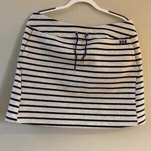 Helly Hansen Women's Thalia Skirt - Soft Grey & Navy Stripe